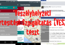 Veszélyhelyzeti Értesítési Szolgáltatás [VÉSZ] teszt